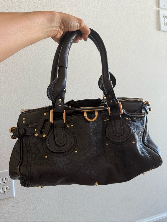 Chloe Handbags - Chloe Paddington Dark Brown Handbag with Gold Hardware